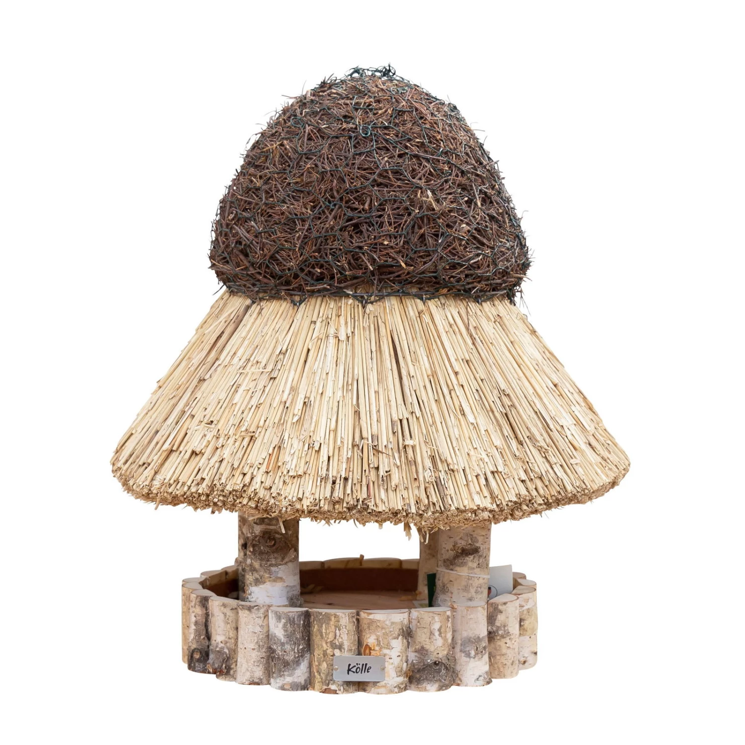 Kölle Reet Vogelhaus Amrum, Birke-natur, Höhe 58 Cm 1 Kölle Reet Vogelhaus Amrum, Birke-natur, Höhe 58 Cm