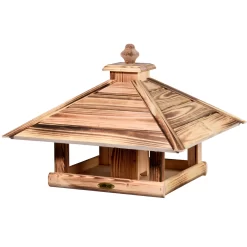 Kiefer-Vogelhaus 'Heat', Geflammt, 49 X 49 X 39 Cm -Gartengeschäft 0910101501 Vogelfutterhaus Heat 3 118881