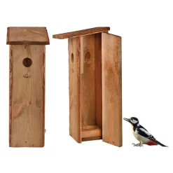 Nistkasten Für Buntspecht Aus Kiefernholz, Ca. 19x23,5x54,5 Cm