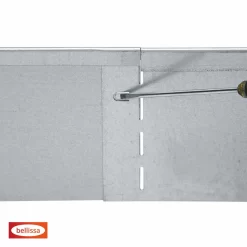 Rasenkante, Silber, Stahl, 118 X 19,5 Cm -Gartengeschäft 0910301041 Rasenkante Metall verzinkt 3 109345