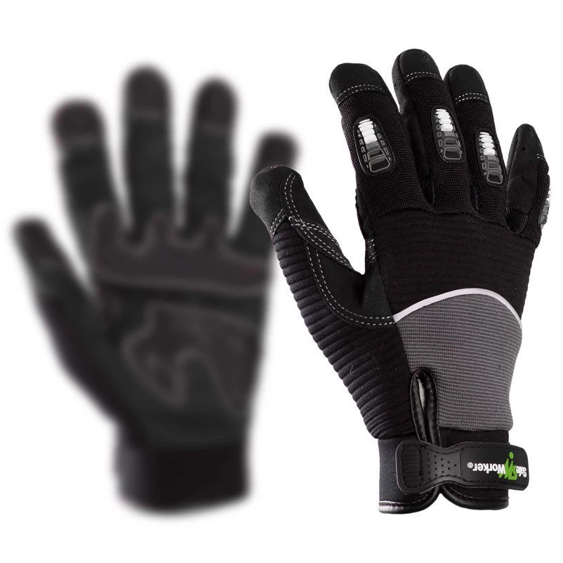 Kölle Arbeitshandschuhe "Esko" Gr. 10, Schwarz, Mit Fingerschutz 1 Kölle Arbeitshandschuhe "Esko" Gr. 10, Schwarz, Mit Fingerschutz