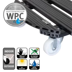 Multi Roller WPC, 120 Kg Tragkraft, Ca. 50 X 50 X 11 Cm 8 Multi Roller WPC, 120 Kg Tragkraft, Ca. 50 X 50 X 11 Cm -Gartengeschäft 0920600471 multi roller wpc anthrazit 5 116663