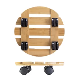 Multi Roller Bambus, 100 Kg Tragkraft, Ø 29 Cm -Gartengeschäft 0920600474 multi roller bambus hell 1 116673