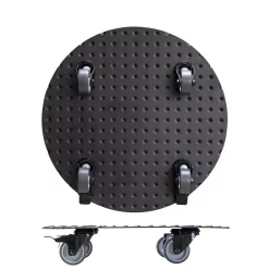 Pflanzenroller 'Alaska', Tragkraft 150 Kg, Anthrazit, Alu, 7 X 38 X 38 Cm -Gartengeschäft 0920600519 pflanzenroller alaska 1 116739