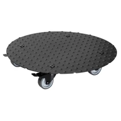 Pflanzenroller 'Alaska', Tragkraft 150 Kg, Anthrazit, Alu, 7 X 38 X 38 Cm