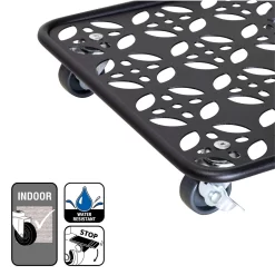 Pflanzenroller GH0936/0937, Tragkraft 80 Kg, Schwarz, Ø 30 Cm 8 Pflanzenroller GH0936/0937, Tragkraft 80 Kg, Schwarz, Ø 30 Cm -Gartengeschäft 0920600521 pflanzenroller 5 116747