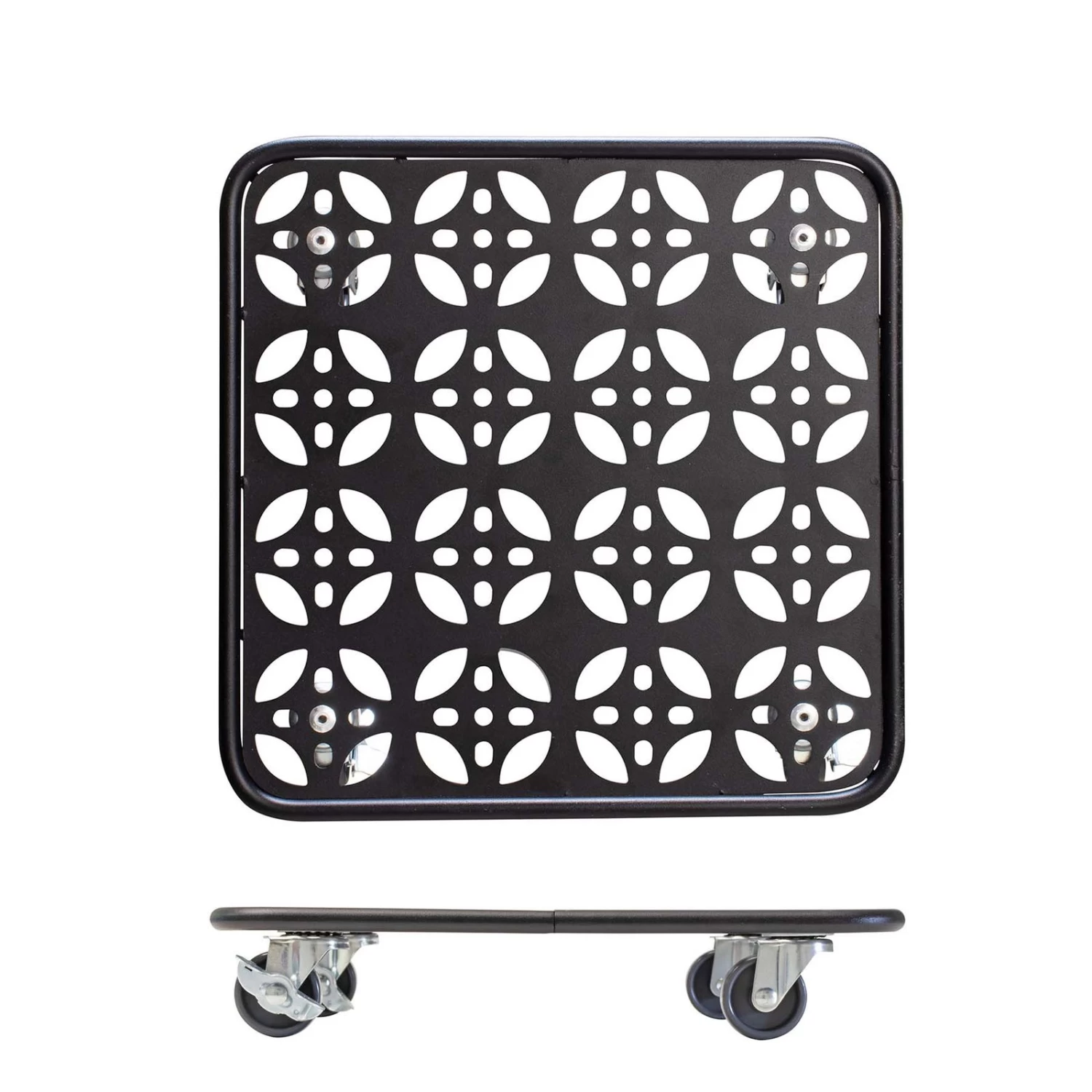 Pflanzenroller GH0936/0937, Tragkraft 80 Kg, Schwarz, Ø 30 Cm 4 Pflanzenroller GH0936/0937, Tragkraft 80 Kg, Schwarz, Ø 30 Cm – Bild 4