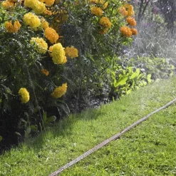 Schlauchregner, Gardena, Braun, 15 M, Zum Beregnen Von Schmalen Flächen -Gartengeschäft 0930200134 Gardena Schlauchregner 15m Laenge braun 1 61646