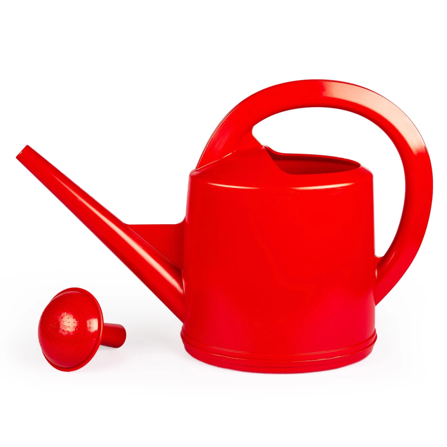 Stöckli Gießkanne, Rot, Mit Brausekopf, Kunststoff 1 Stöckli Gießkanne, Rot, Mit Brausekopf, Kunststoff