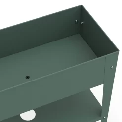 Hochbeet Urban Garden Trolley, Grün, 75 X 35 X 80 Cm -Gartengeschäft 0980250161 Urban Garden Trolley auf Raedern Oak Green 4 108095