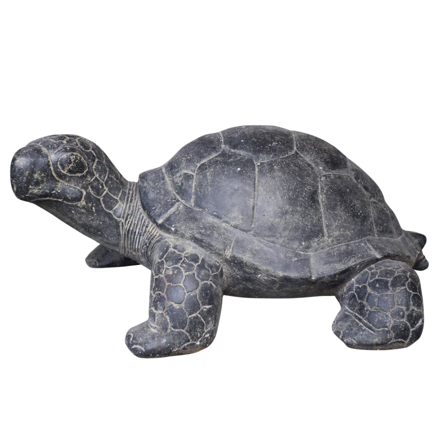 Gartenfigur 'Schildkröte', Steinguss, 46 X 62 X 25 Cm 1 Gartenfigur 'Schildkröte', Steinguss, 46 X 62 X 25 Cm
