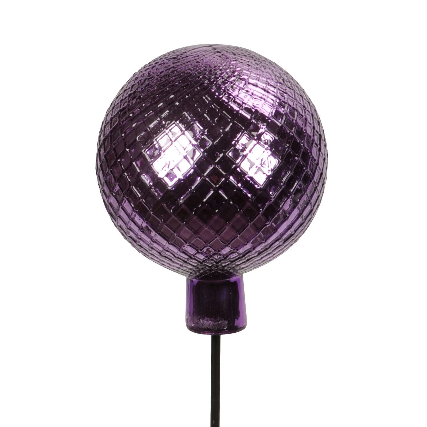 Gartenstecker Gals-Kugel, Flieder, Höhe Ca. 115 X Ø 19 Cm 1 Gartenstecker Gals-Kugel, Flieder, Höhe Ca. 115 X Ø 19 Cm