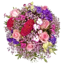 Blumenstrauß 'Blütenzauber' Inkl. Gratis Grußkarte -Gartengeschäft 1110600039 Bluetenzauber D35cm 2 5583