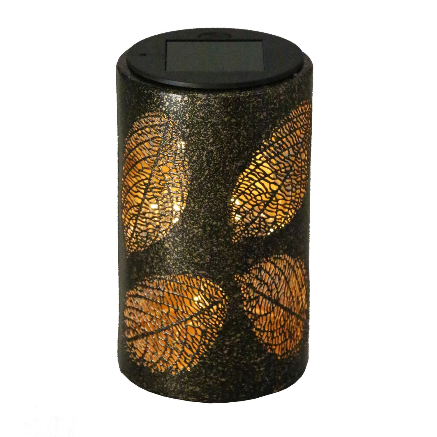 Solarleuchte Blatt, Antik Bronze, 9,0 X 9,0 X 15,3 Cm 3 Solarleuchte Blatt, Antik Bronze, 9,0 X 9,0 X 15,3 Cm – Bild 3