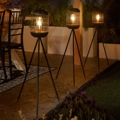 Solarlaterne 'Lighthouse', Schwarz, Metall, Höhe 92 Cm 6 Solarlaterne 'Lighthouse', Schwarz, Metall, Höhe 92 Cm -Gartengeschäft 2950100608 Solar Motive Laterne metall Modell Lighthouse H92cm 1 96752