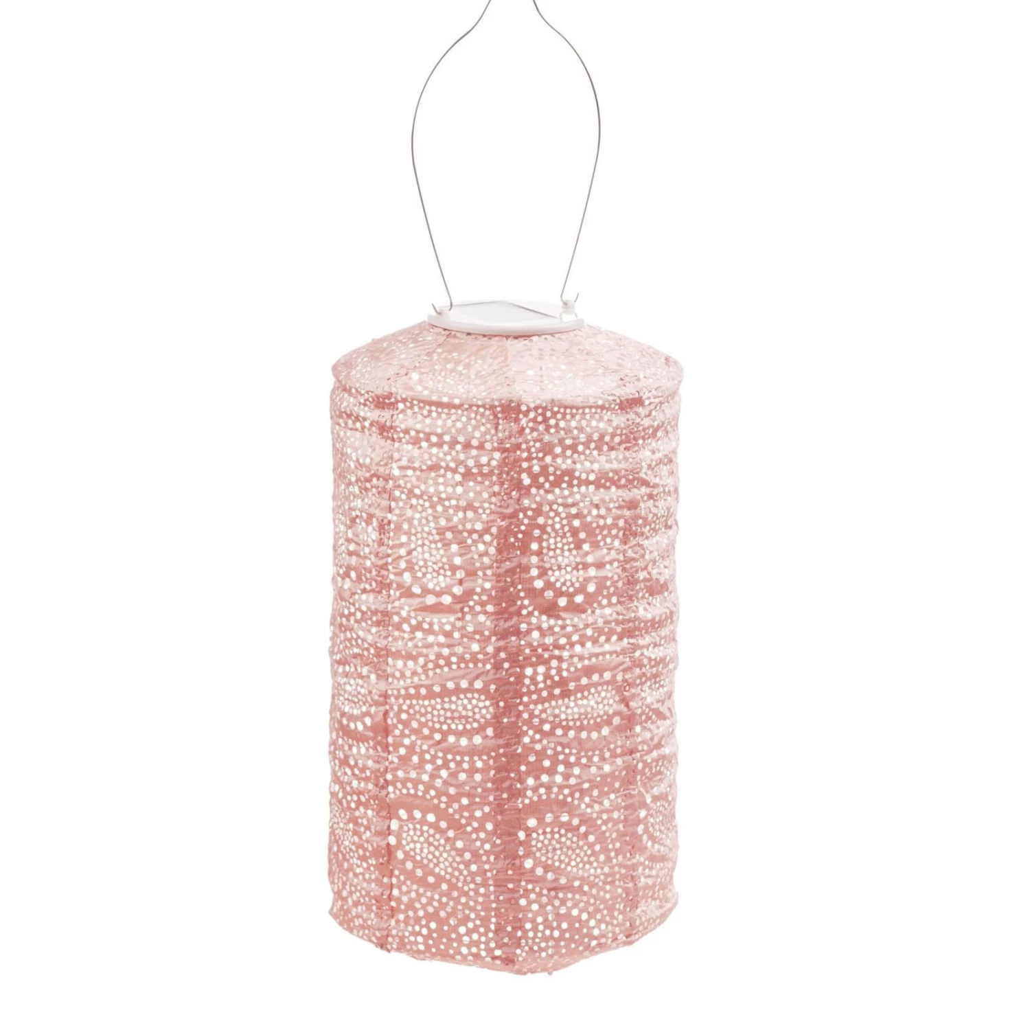 Solarlaterne 'Cylinder 18', Pink, Ø 18 X 33 Cm 2 Solarlaterne 'Cylinder 18', Pink, Ø 18 X 33 Cm – Bild 2