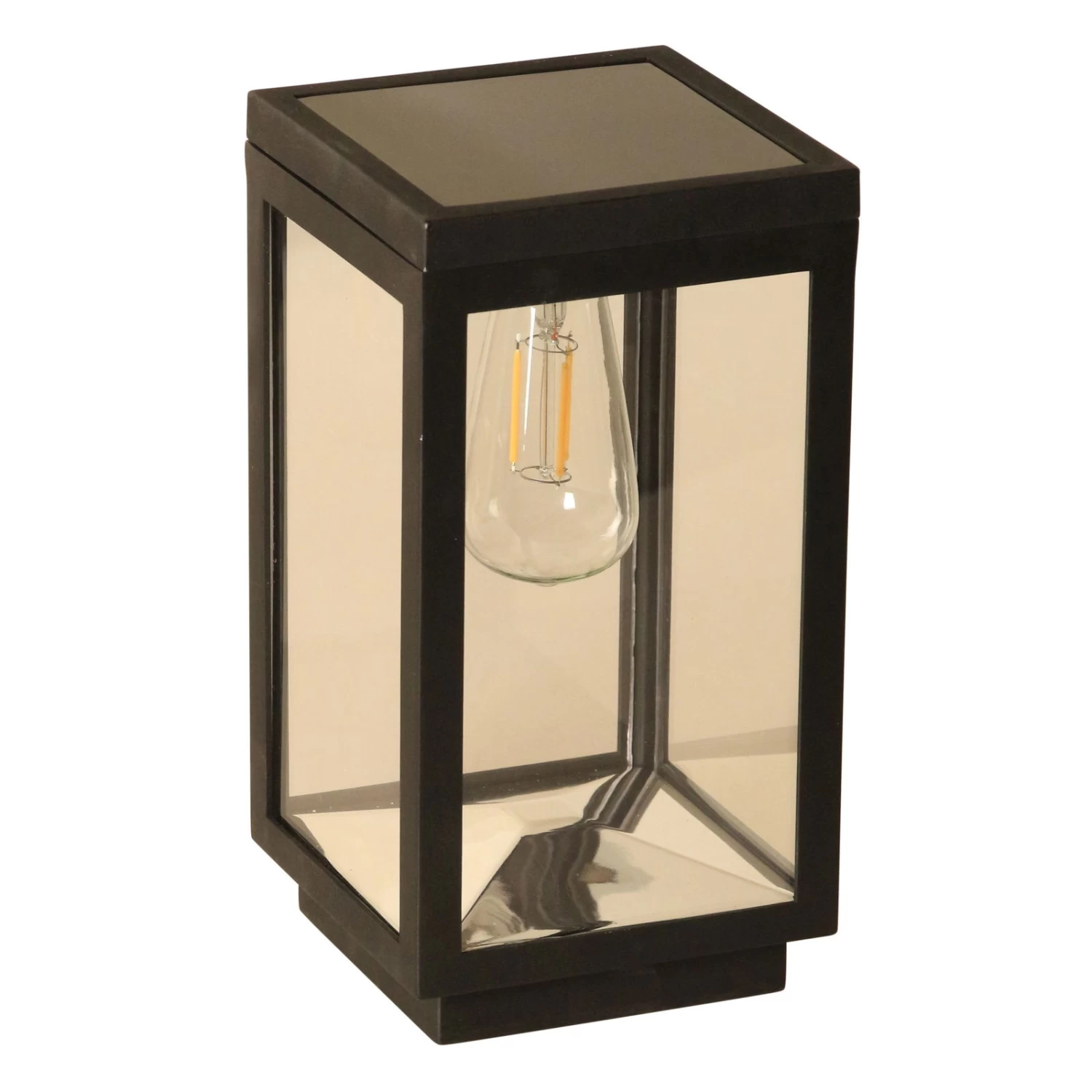 Solar-Tischleuchte 'Amsterdam', Schwarz, Ø 12 X H 22 Cm 3 Solar-Tischleuchte 'Amsterdam', Schwarz, Ø 12 X H 22 Cm – Bild 3