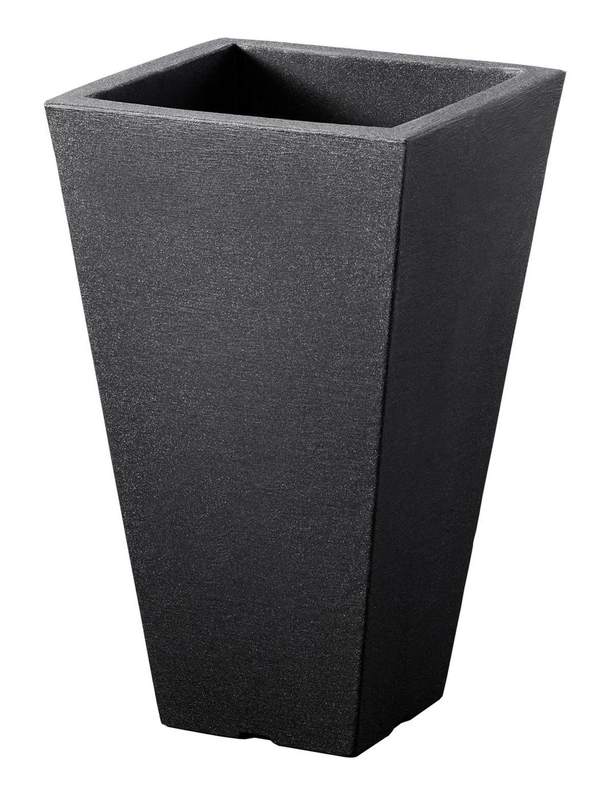 Pflanzgefäß 'Capri', Anthrazit, 27 X 27 X H 45 Cm 1 Pflanzgefäß 'Capri', Anthrazit, 27 X 27 X H 45 Cm