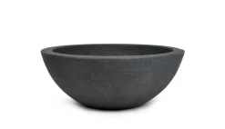 Pflanzschale "Leila" Rund, Anthrazit, Ø Ca. 52 Cm, Höhe Ca. 20 Cm, Füllvolumen 24 L