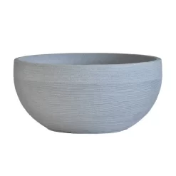 Pflanzschale "Julian" In Rillenoptik, Grau, 6 60 Cm X H 28 Cm, Erdvol. 58 L