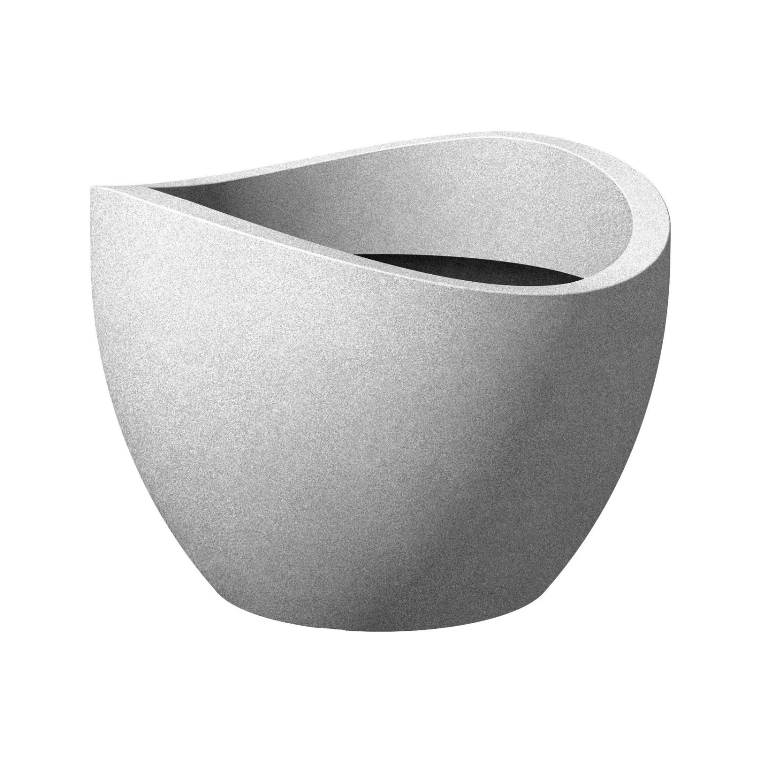 Pflanzgefäß Wave Globe, Stony Grey, Kunststoff 1 Pflanzgefäß Wave Globe, Stony Grey, Kunststoff
