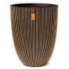 Pflanzvase 'Groove', Gold