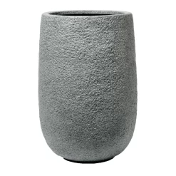 Pflanzgefäß Rock Line Lenham, Granitgrau, Ø 35 X H 53 Cm