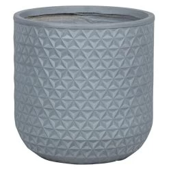 Pflanzgefäß 'Chester 04', Hellgrau