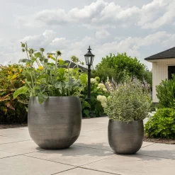 Pflanzgefäß 'Rowen', Silber, Ø 50 X H 47 Cm 15 Pflanzgefäß 'Rowen', Silber, Ø 50 X H 47 Cm -Gartengeschäft 3210801625 3210801626 3210801627 3210801628 Pflanzgefaess Rowen silber 4 115000