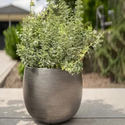 Pflanzgefäß 'Rowen', Silber, Ø 50 X H 47 Cm 11 Pflanzgefäß 'Rowen', Silber, Ø 50 X H 47 Cm -Gartengeschäft 3210801625 3210801626 3210801627 3210801628 Pflanzgefaess Rowen silber 8 115004