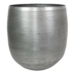 Pflanzgefäß 'Rowen', Silber, Ø 50 X H 47 Cm