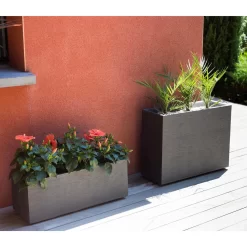 Pflanzkasten Graphit Crunch High, Anthrazit, L 78,5 X B 29,5 X H 60 Cm -Gartengeschäft 3230101030 Pflanzkasten Graphit Crunch High anthrazit L78 5xB29 5xH60cm 46Ltr 4 59184