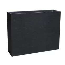 Pflanzkasten Graphit Crunch High, Anthrazit, Wasserdicht, Doppelwandig