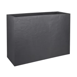 Pflanzkasten 'Volcania Crunch High', Anthrazit, L 78,5 X B 29,5 X H 60 Cm