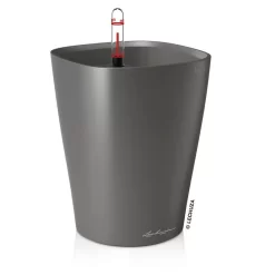 Lechuza Deltini Premium, Anthrazit-metallic, All-in-One-Set