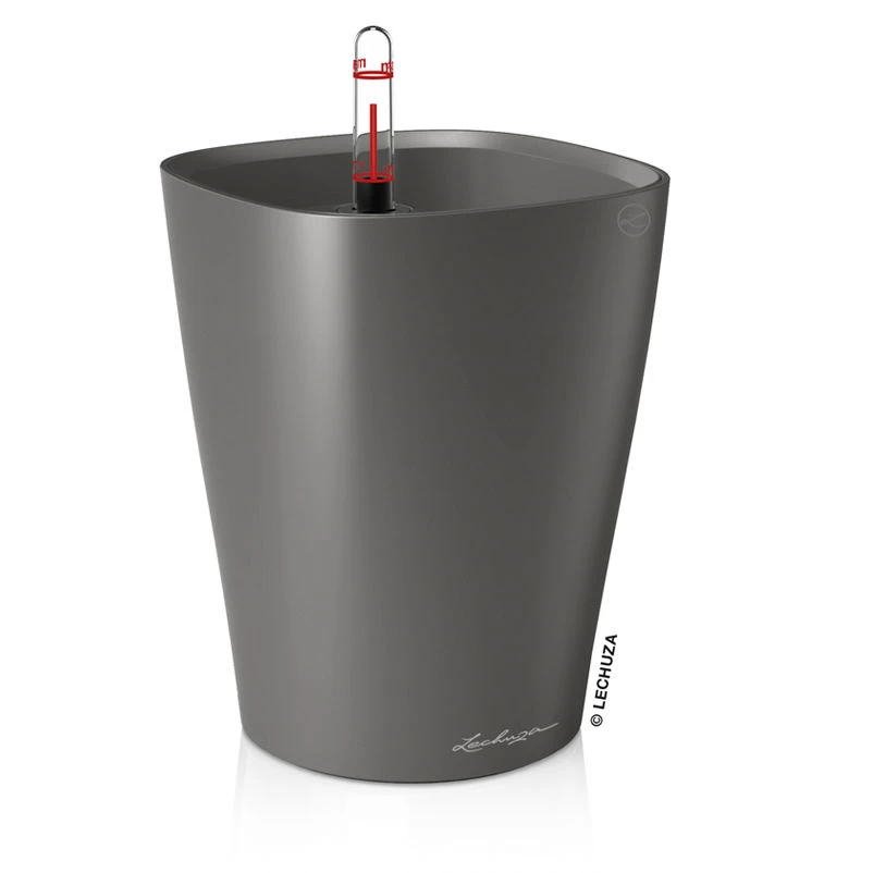 Lechuza Deltini Premium, Anthrazit-metallic, All-in-One-Set 1 Lechuza Deltini Premium, Anthrazit-metallic, All-in-One-Set