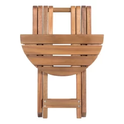 Kölle Hocker 'Moon' Klappbar, Ø Ca. 40 Cm, Aus FSC®-Akazienholz -Gartengeschäft 3910201564 Hocker Beistelltisch Moon klappbar Koelle 35cm rund 40cm FSC Akazie 48032