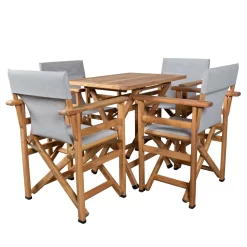 Holz-Regiesessel 'Matera' -Gartengeschäft 3910201636 Holz Regiesessel Matera Textilen grau 12 102297