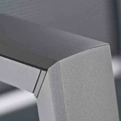 Sieger Exklusiv Stapelsessel Trento Graphit, Bezug Grau -Gartengeschäft 3910302203 Stapelsessel Trento graphit Bezug grau 03 39782