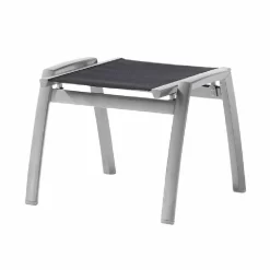 Sieger Exklusiv Hocker Trento Graphit, Bezug Grau