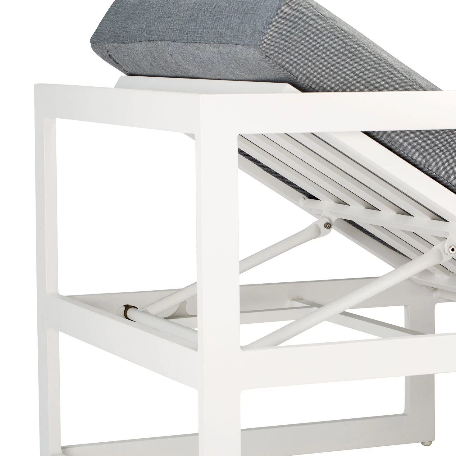 Best Loungeset "Rhodos" 3tlg. Weiß, Modernes Design, Komfortabel, Groß 2 Best Loungeset "Rhodos" 3tlg. Weiß, Modernes Design, Komfortabel, Groß – Bild 2