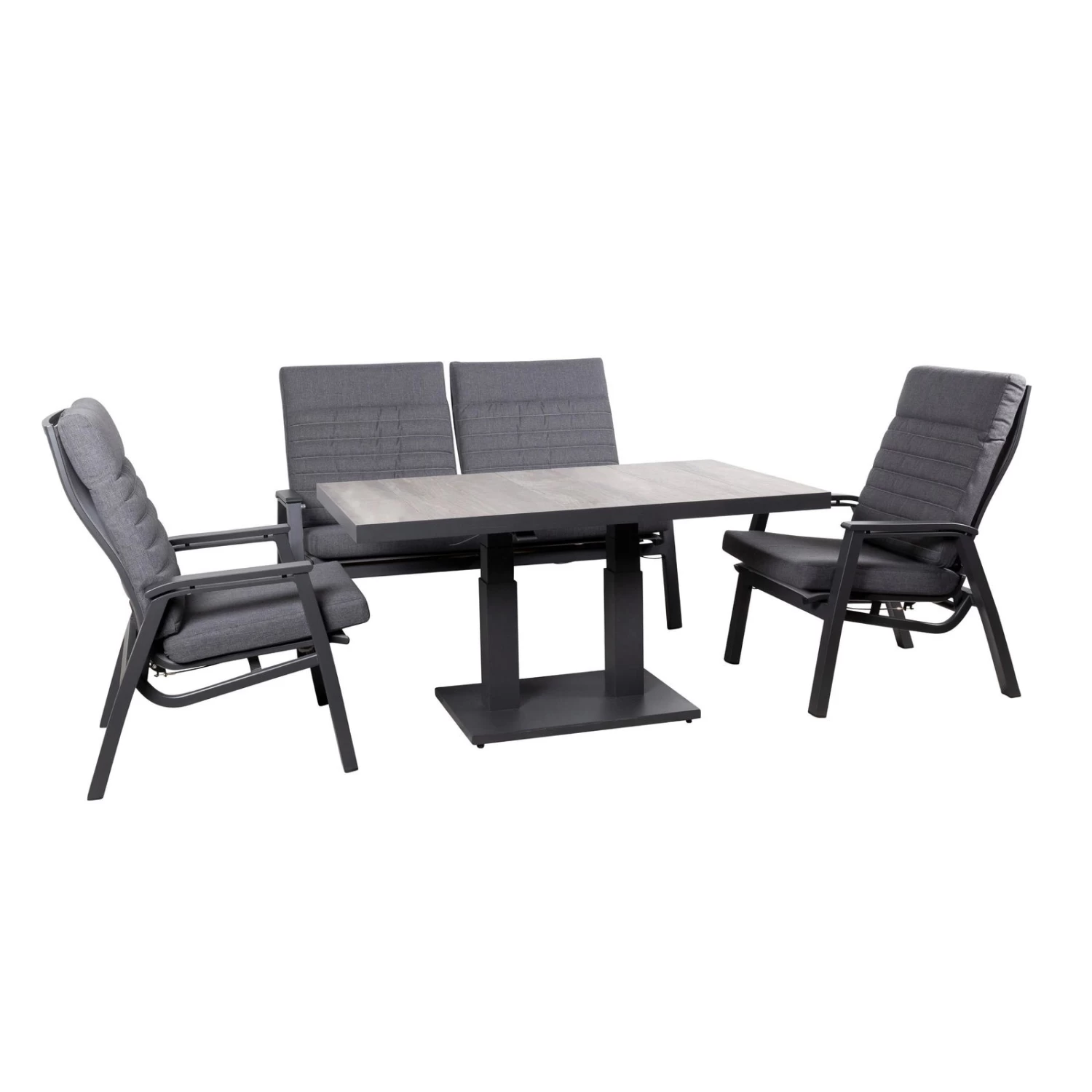 Gartenlounge-Set 'Paris' Inkl. Auflagen, 5-teilig 3 Gartenlounge-Set 'Paris' Inkl. Auflagen, 5-teilig – Bild 3