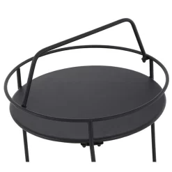 Beistelltisch 'Siero', Siena Garden, Anthrazit, Höhe 74 X Ø 41 Cm 8 Beistelltisch 'Siero', Siena Garden, Anthrazit, Höhe 74 X Ø 41 Cm -Gartengeschäft 3910302596 Beistelltisch Siero Stahl matt schwarz Masse D42cm H74cm 6 84309