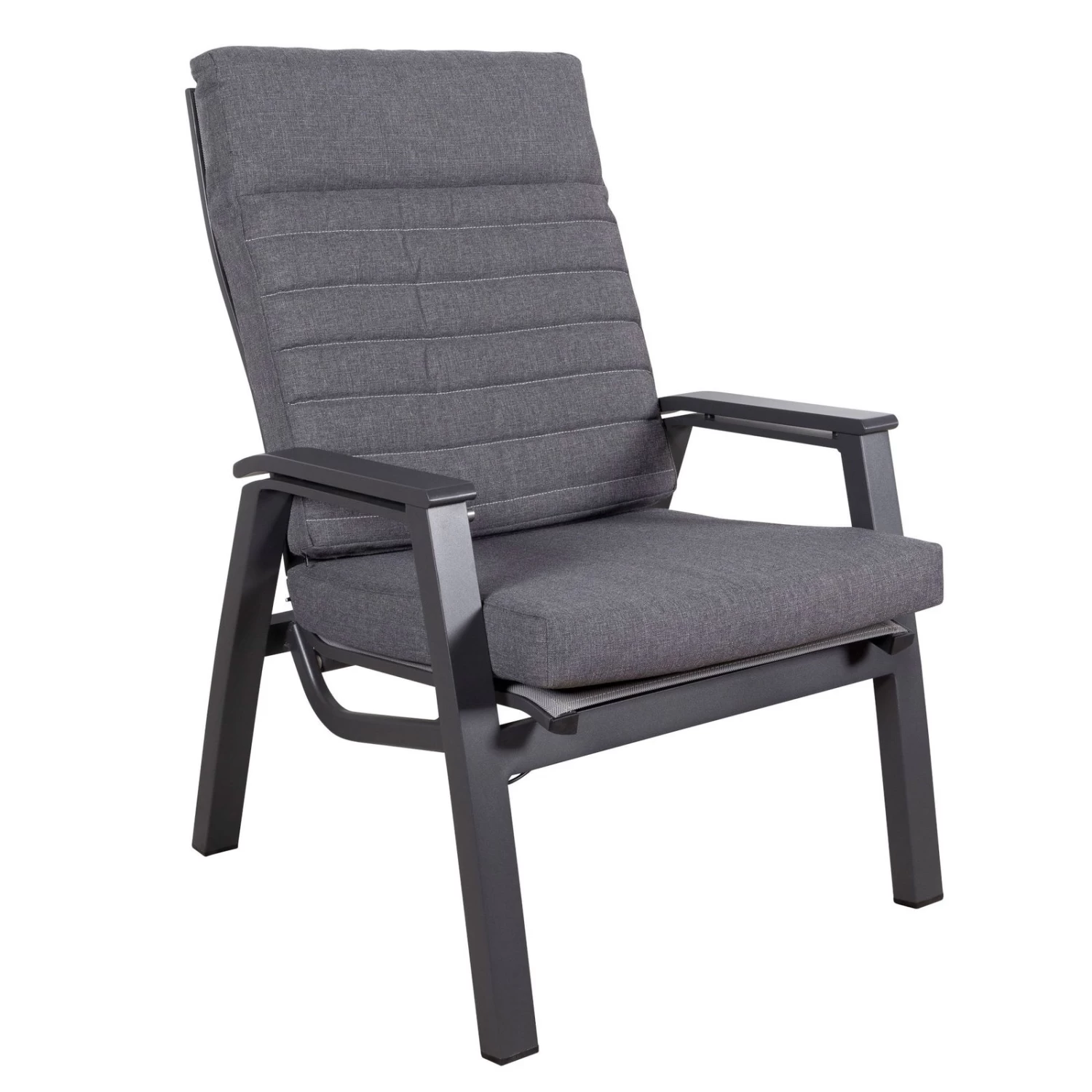 Loungesessel 'Paris', Grau/schwarz 3 Loungesessel 'Paris', Grau/schwarz – Bild 3