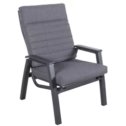 Loungesessel 'Paris', Grau/schwarz