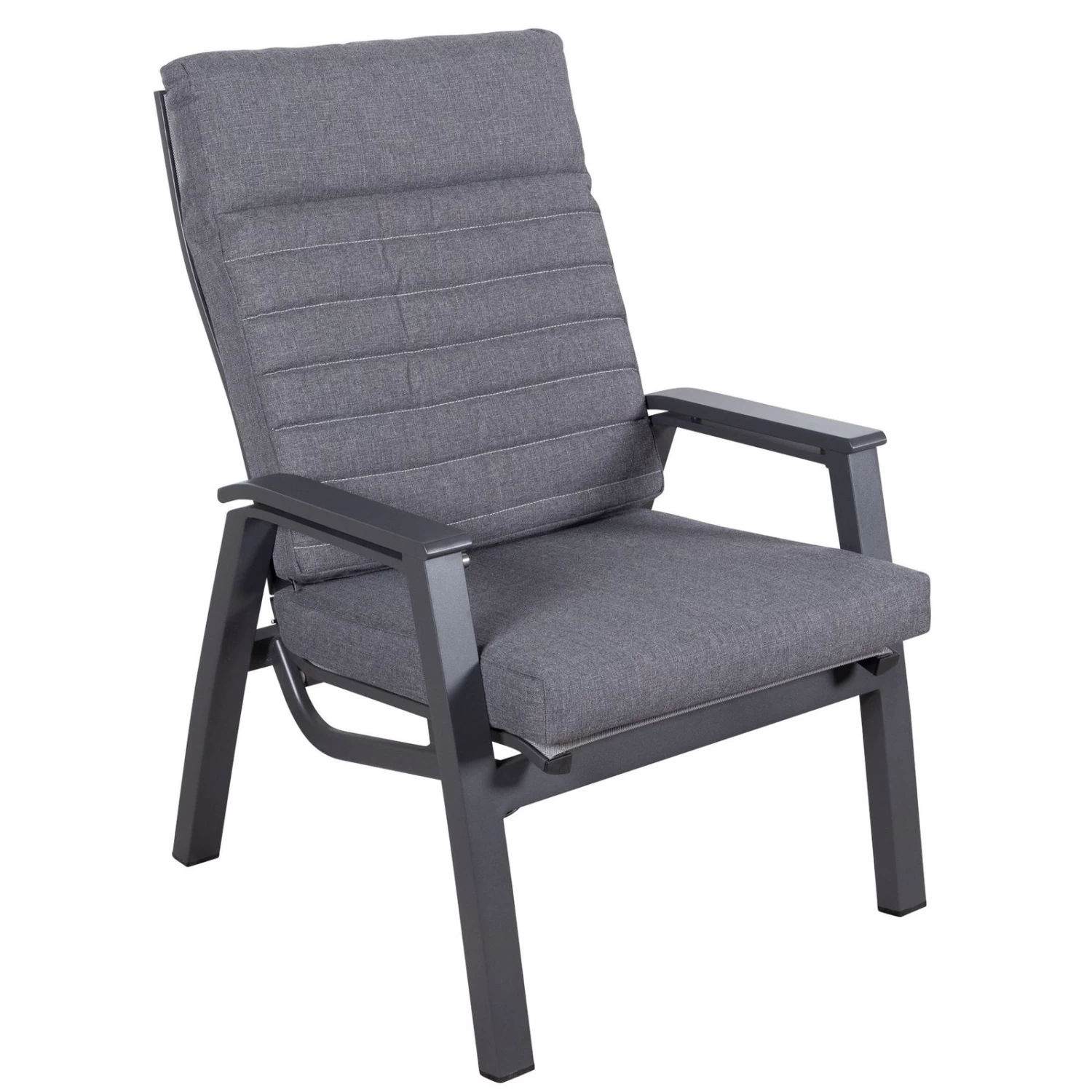 Loungesessel 'Paris', Grau/schwarz 1 Loungesessel 'Paris', Grau/schwarz