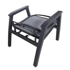 Loungesessel 'Paris', Grau/schwarz 28 Loungesessel 'Paris', Grau/schwarz -Gartengeschäft 3910302694 Loungesessel Paris inkl Auflage 1 118561