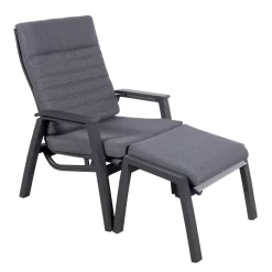 Loungesessel 'Paris', Grau/schwarz 26 Loungesessel 'Paris', Grau/schwarz -Gartengeschäft 3910302694 Loungesessel Paris inkl Auflage 8 118555