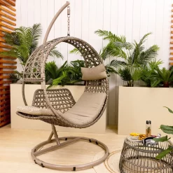 Hängesessel 'Kapaa', Braun, Inkl. Kissen