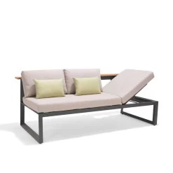 Dining-Bank 'Jimmy', 3-Sitzer, Grau, Ca. 191 X 89 X 75 Cm -Gartengeschäft 3910302713 Dining Bank Jimmy 3 Sitzer inkl Auflagen 1 5 121620